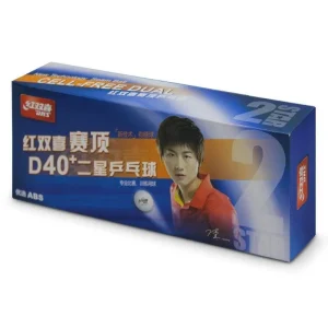 توپ پینگ پنگ دبل هپینس 2 ستاره +ABS D40 بسته 10 عددی